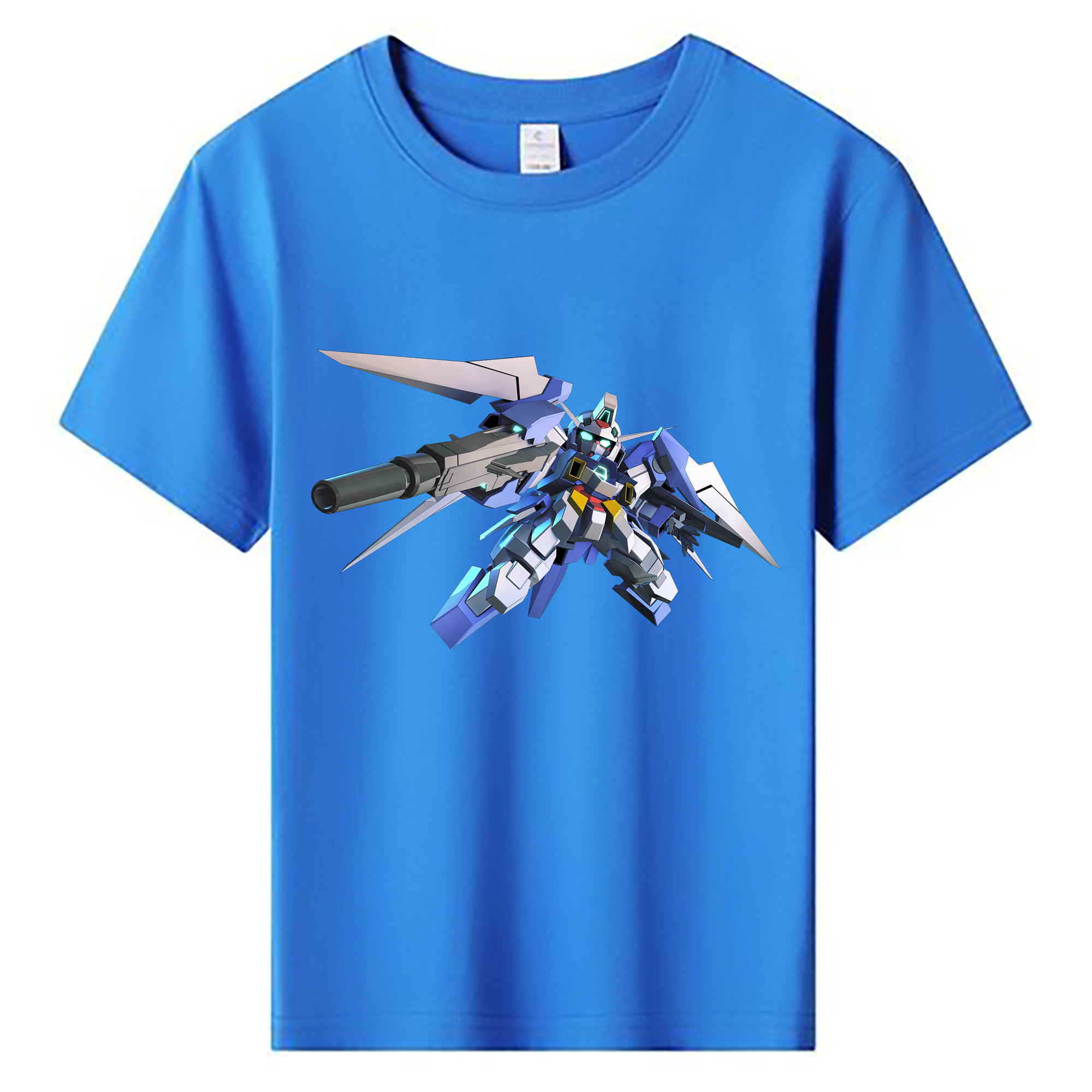 （画像用） 機動戦士ガンダム Mobile Suit Gundam 綿100％キッズTシャツ（フロントプリント）